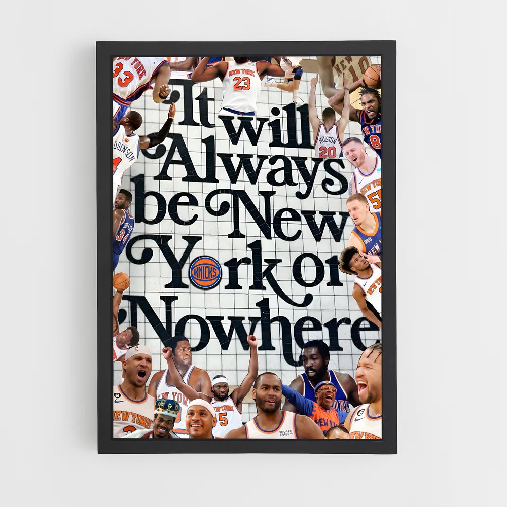 Poster Knicks Fever – affiche Basketball (vue 2)